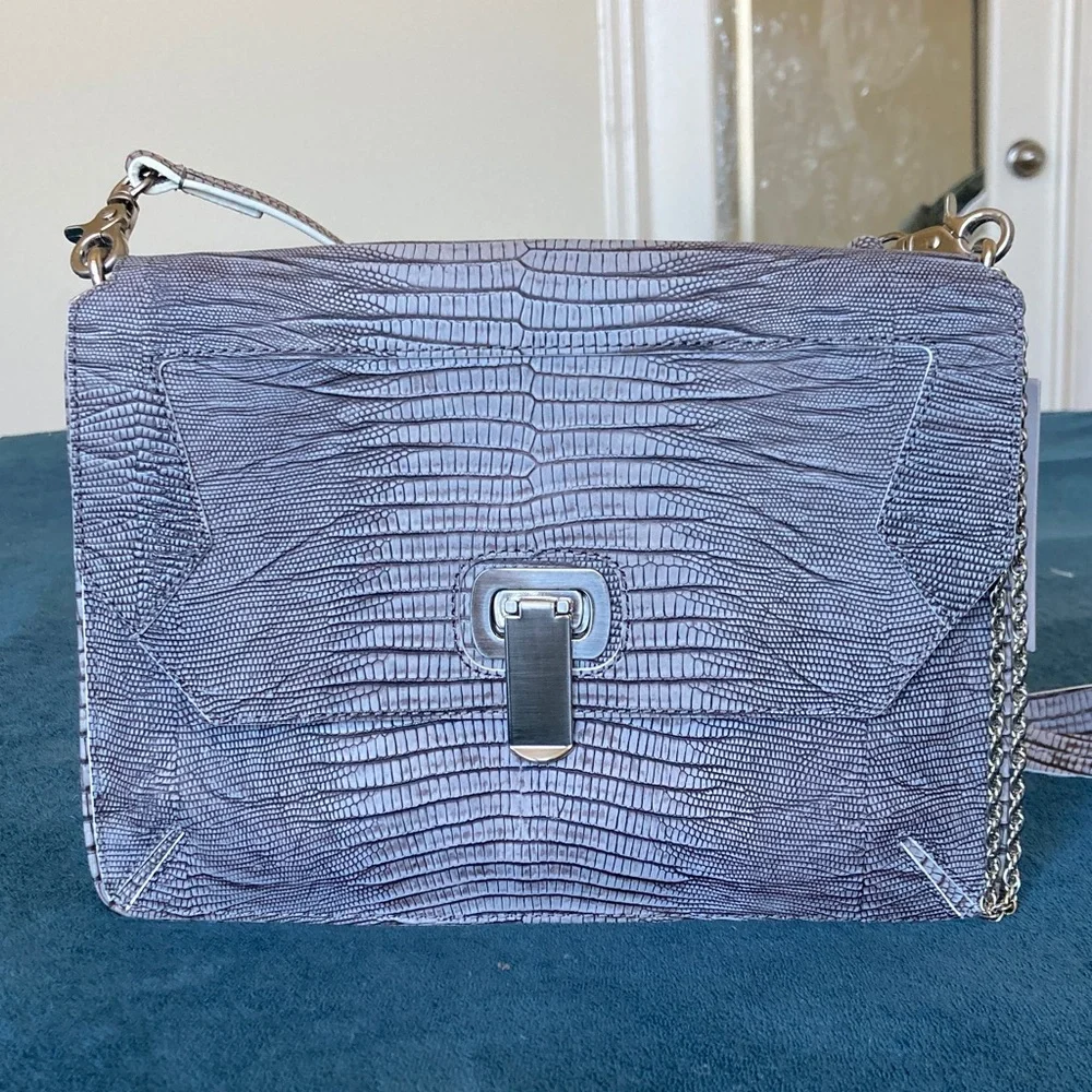 Botkier faux Lizard Carlyle Shoulder convertible shoulder Bag